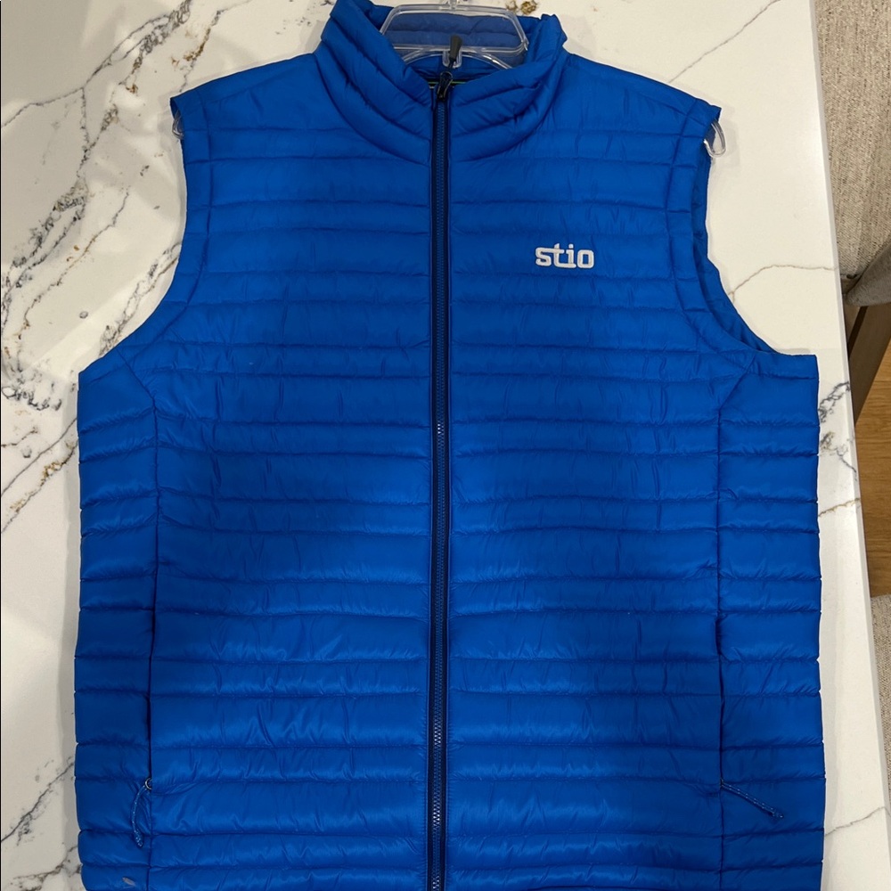 Stio Vibrant Blue Quilted Vest